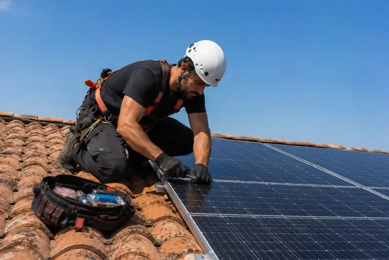 Maintenance et monitoring de panneaux solaires à Osse-en-Aspe