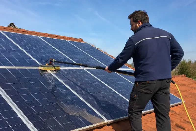 Nettoyage et entretien de panneaux solaires à Osse-en-Aspe